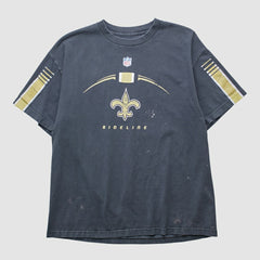 New Orleans Saints Reebok 2000s T-shirt - Black T-shirts