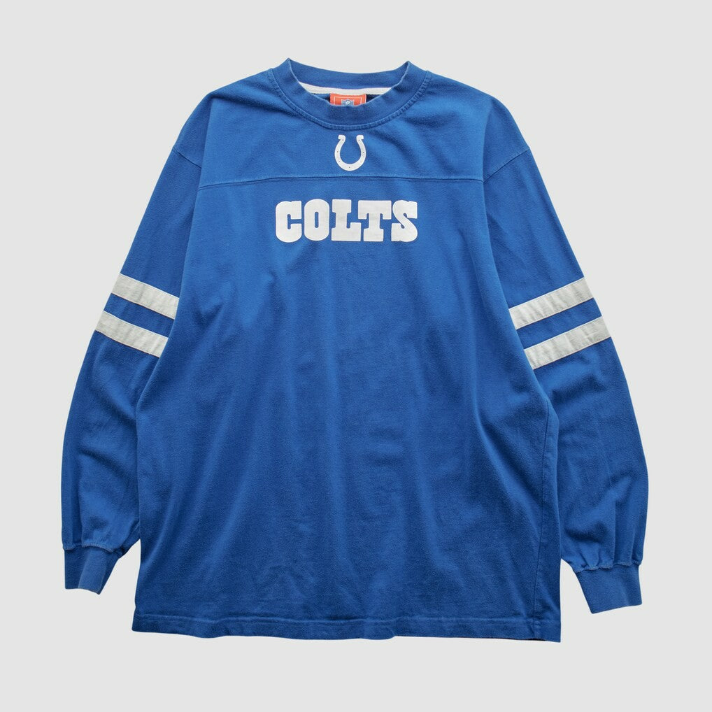 Indianapolis Colts NFL 2000s Long Sleeve T-shirt - Blue T-shirts