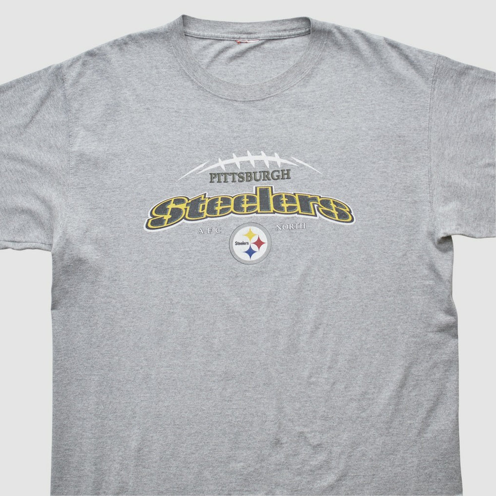 Pittsburgh Steelers 2000s T-shirt - Heather Gray T-shirts