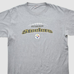 Pittsburgh Steelers 2000s T-shirt - Heather Gray T-shirts