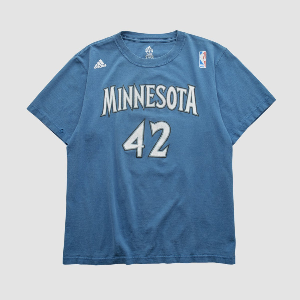 Minnesota Timberwolves 2010s T-shirt Blue Vintage - Adidas