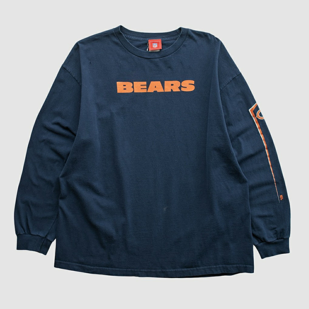 Chicago Bears NFL 2000s Long Sleeve T-shirt - Navy T-shirts
