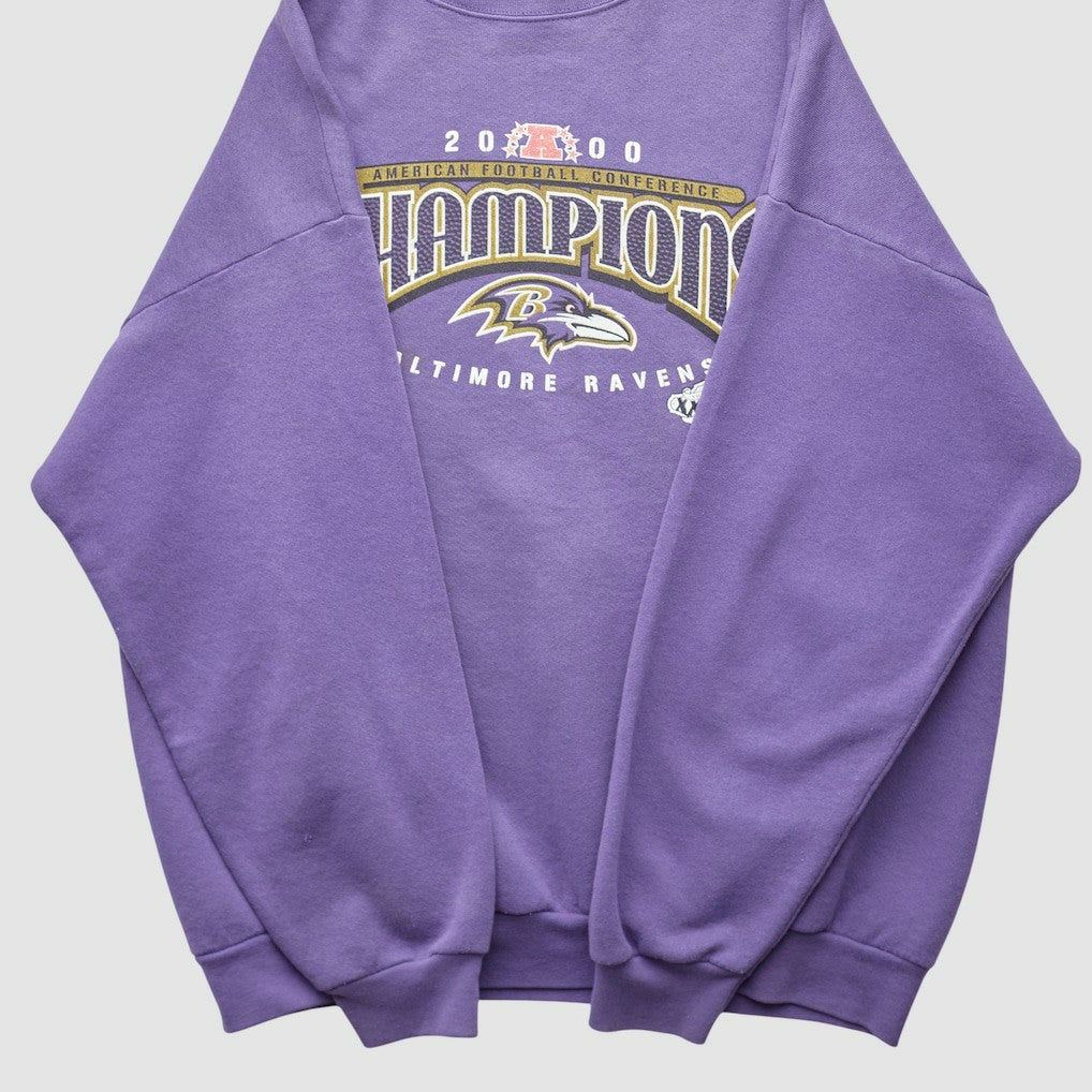 Baltimore Ravens Tultex 2000 Pullover Sweatshirt - Purple Pullover