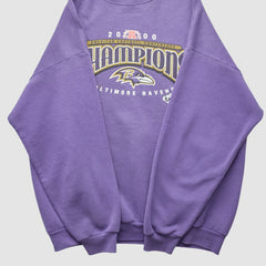 Baltimore Ravens Tultex 2000 Pullover Sweatshirt - Purple Pullover