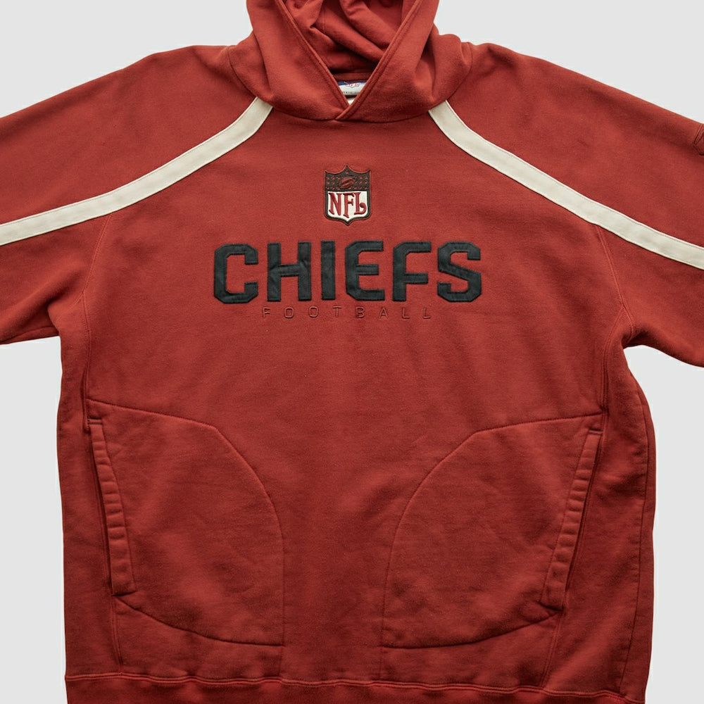 Kansas City Chiefs Reebok 2000s Hooded Pullover Sweatshirt - Red Pullover