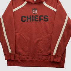 Kansas City Chiefs Reebok 2000s Hooded Pullover Sweatshirt - Red Pullover