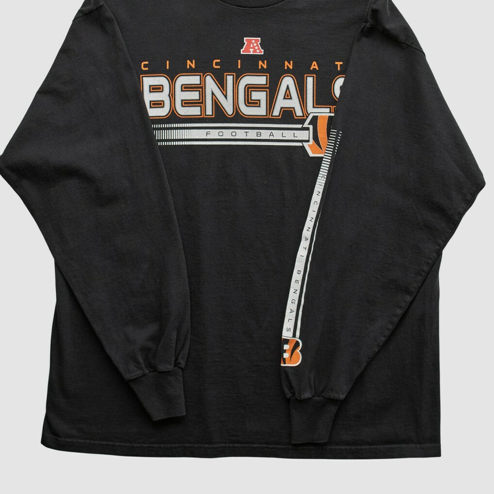 Cincinnati Bengals NFL 2010s Long Sleeve T-shirt - Black T-shirts