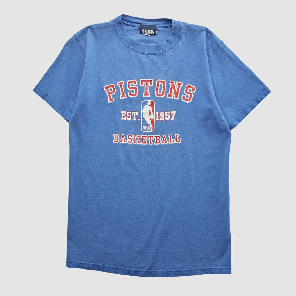 Detroit Pistons NBA 2000s T-shirt Blue Vintage - Vintage