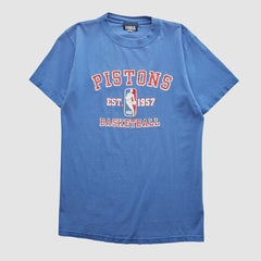 Detroit Pistons NBA 2000s T-shirt Blue Vintage - Vintage