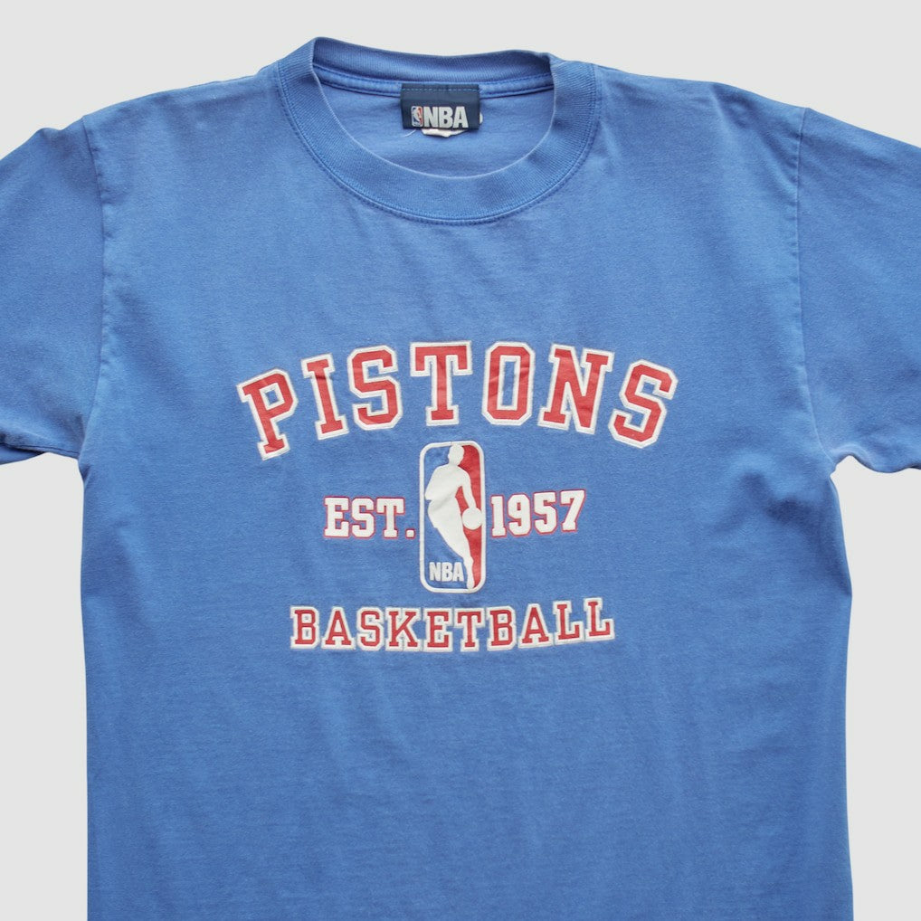 Detroit Pistons NBA 2000s T-shirt Blue Vintage - Vintage