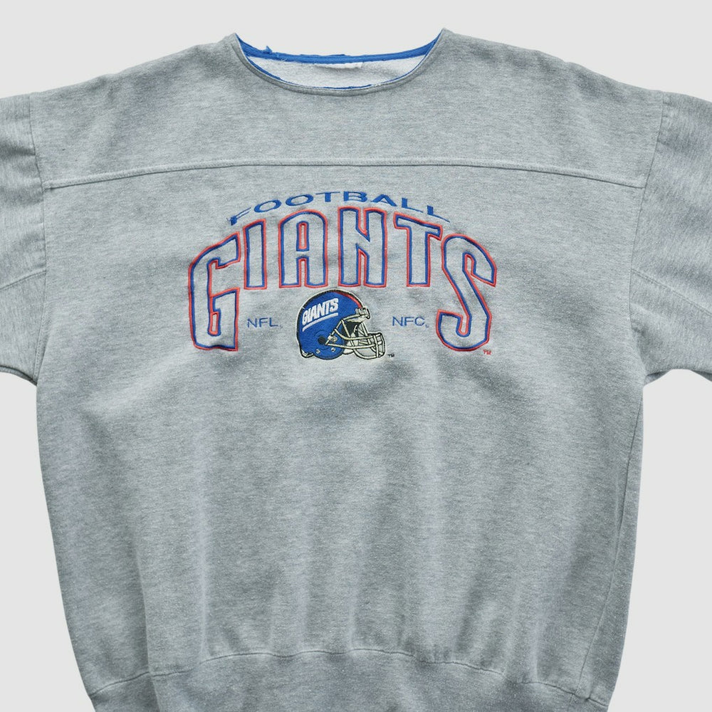 New York Giants Lee Apparel 90s Pullover Sweatshirt - Gray Pullover