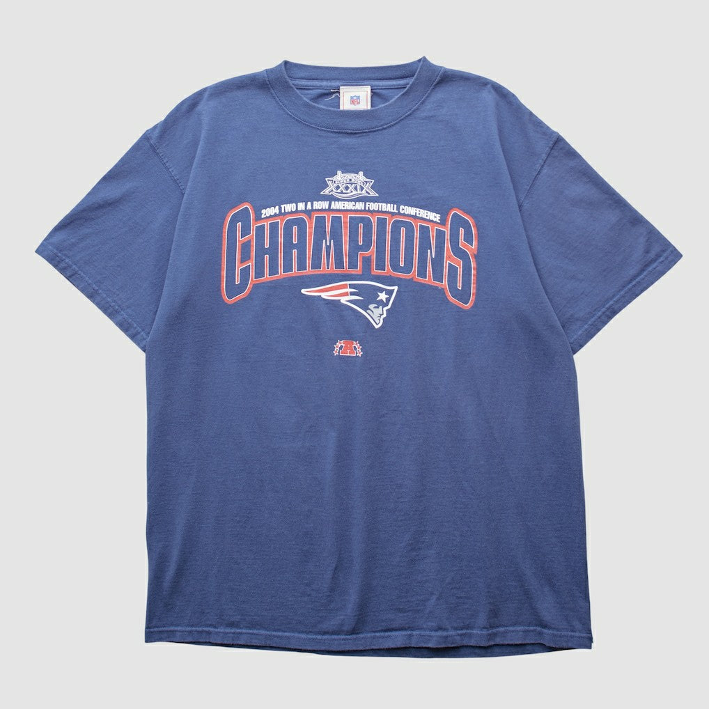 New England Patriots NFL 2004 T-shirt - Blue T-shirts