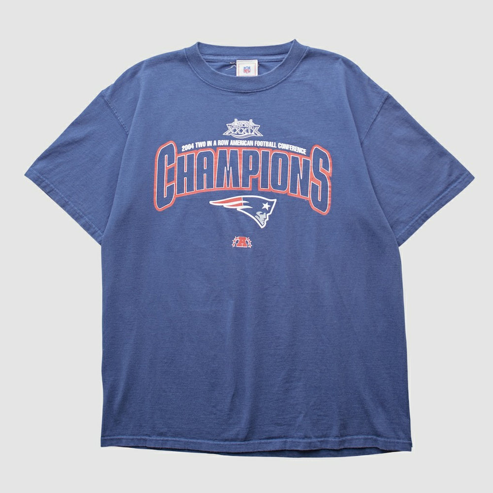 New England Patriots NFL 2004 T-shirt - Blue T-shirts