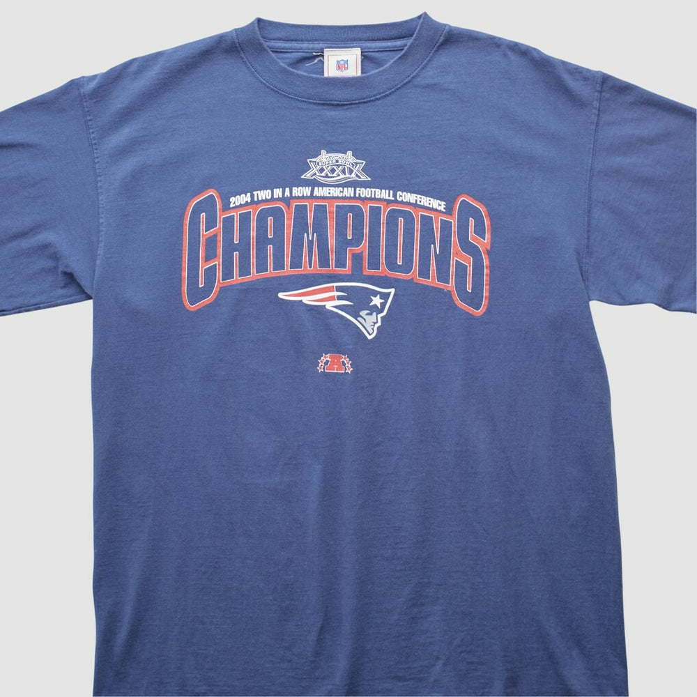 New England Patriots NFL 2004 T-shirt - Blue T-shirts