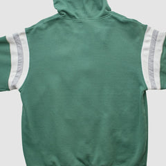 New York Jets Reebok 2000s Hooded Full Zip Sweatshirt - Green Sweatshirts