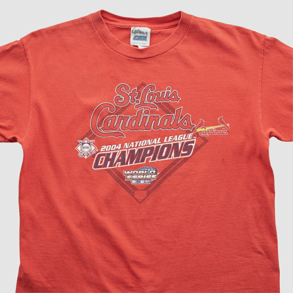 National League Champions CSA 2004 T-shirt - Red - Vintage T-shirts