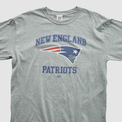 New England Patriots NFL 2000s Long Sleeve T-shirt - Heather Gray T-shirts