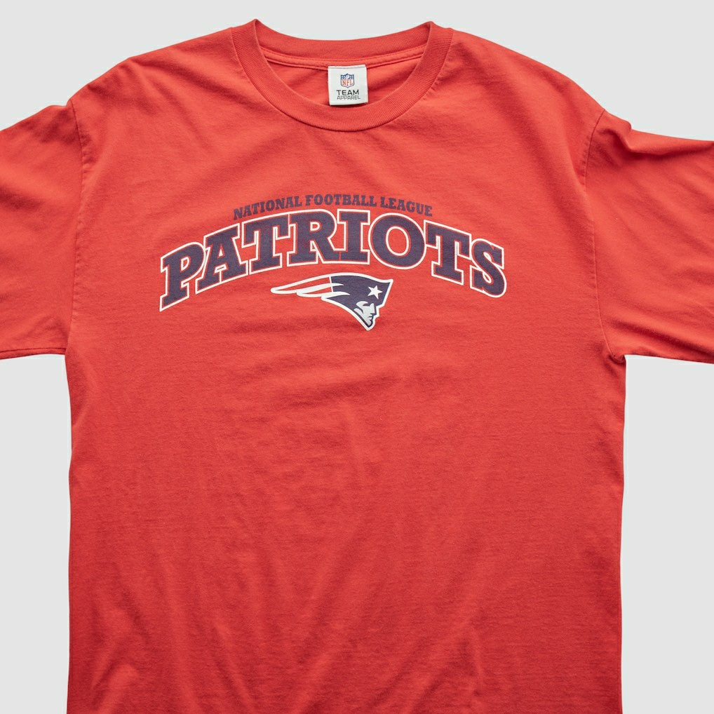 New England Patriots NFL 2010s Long Sleeve T-shirt - Red T-shirts