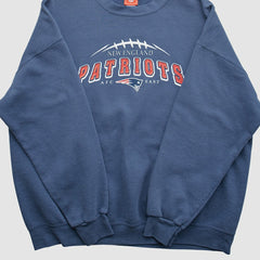 New England Patriots NFL 2000s Pullover Sweatshirt - Navy Pullover