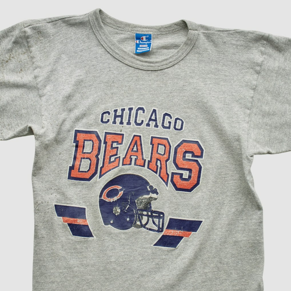 Chicago Bears Champion 80s T-shirt - Heather Gray T-shirts