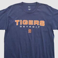 Detroit Tigers Lee Sport 2000s Long Sleeve T-shirt - Navy - Vintage T-shirts