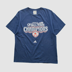 Boston Red Sox Adidas 2004 T-shirt - Navy - Vintage T-shirts