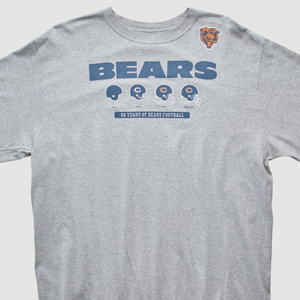 Chicago Bears Reebok 2000s Long Sleeve T-shirt - Heather Gray T-shirts