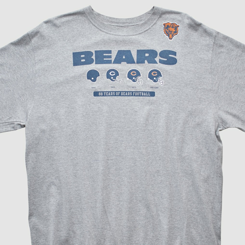 Chicago Bears Reebok 2000s Long Sleeve T-shirt - Heather Gray T-shirts