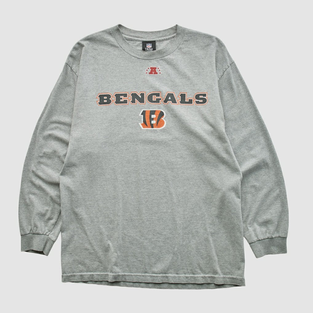 Cincinnati Bengals NFL 2010s Long Sleeve T-shirt - Heather Gray T-shirts