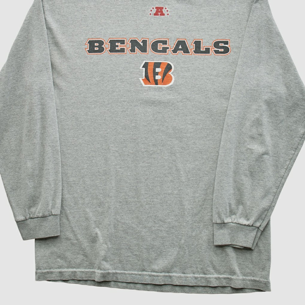 Cincinnati Bengals NFL 2010s Long Sleeve T-shirt - Heather Gray T-shirts
