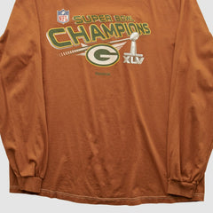 Super Bowl Champions XLV Reebok 2011 Long Sleeve T-shirt - Clay T-shirts