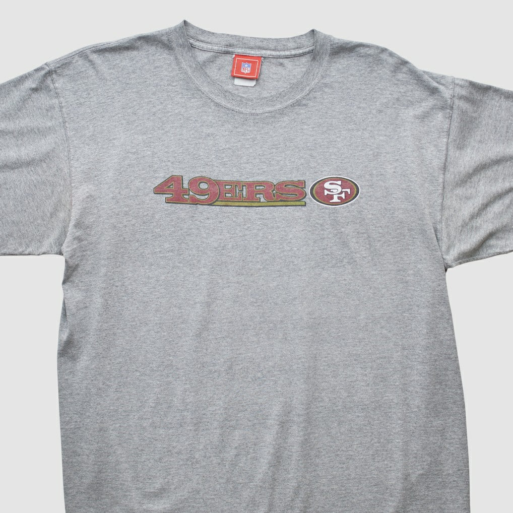 San Francisco 49ers NFL 2000s T-shirt - Heather Gray T-shirts
