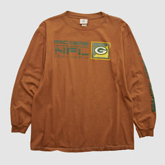 Green Bay Packers NFL 2000s Long Sleeve T-shirt - Clay T-shirts
