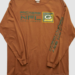 Green Bay Packers NFL 2000s Long Sleeve T-shirt - Clay T-shirts