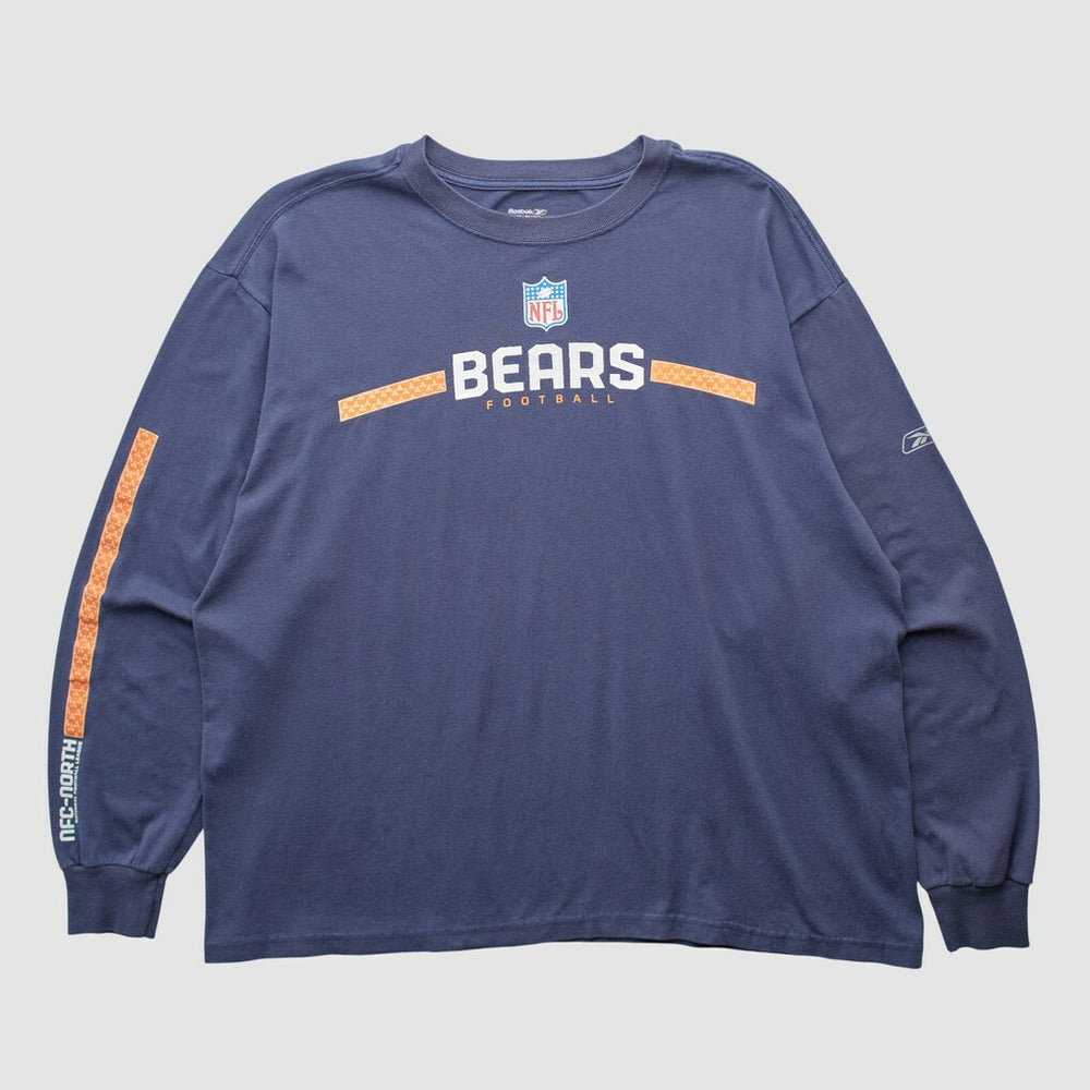 Chicago Bears Reebok 2000s Long Sleeve T-shirt - Navy T-shirts