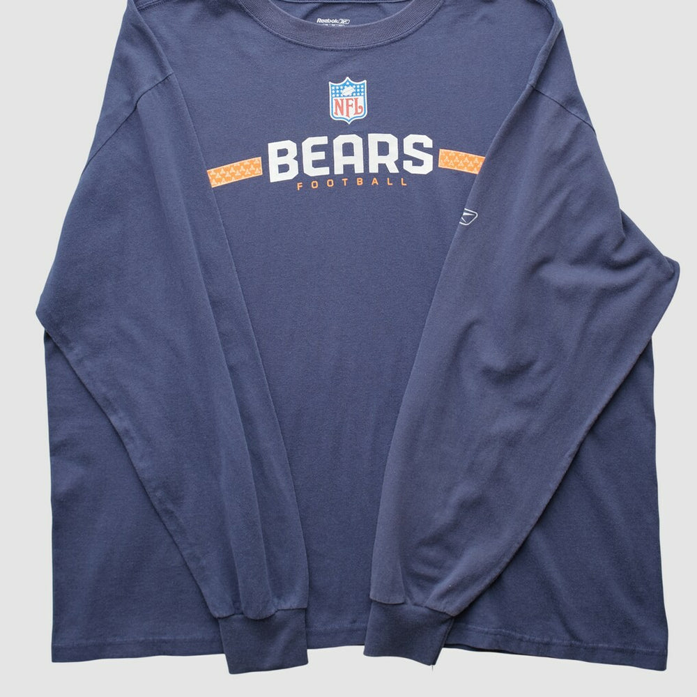 Chicago Bears Reebok 2000s Long Sleeve T-shirt - Navy T-shirts