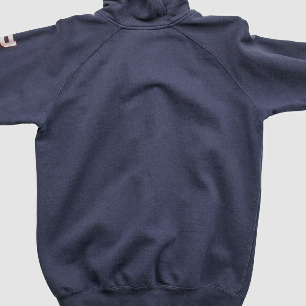 Boston Red Sox Genuine Merchandise 2000s Hooded Full Zip Sweatshirt - Navy - Vintage Sweatshirts