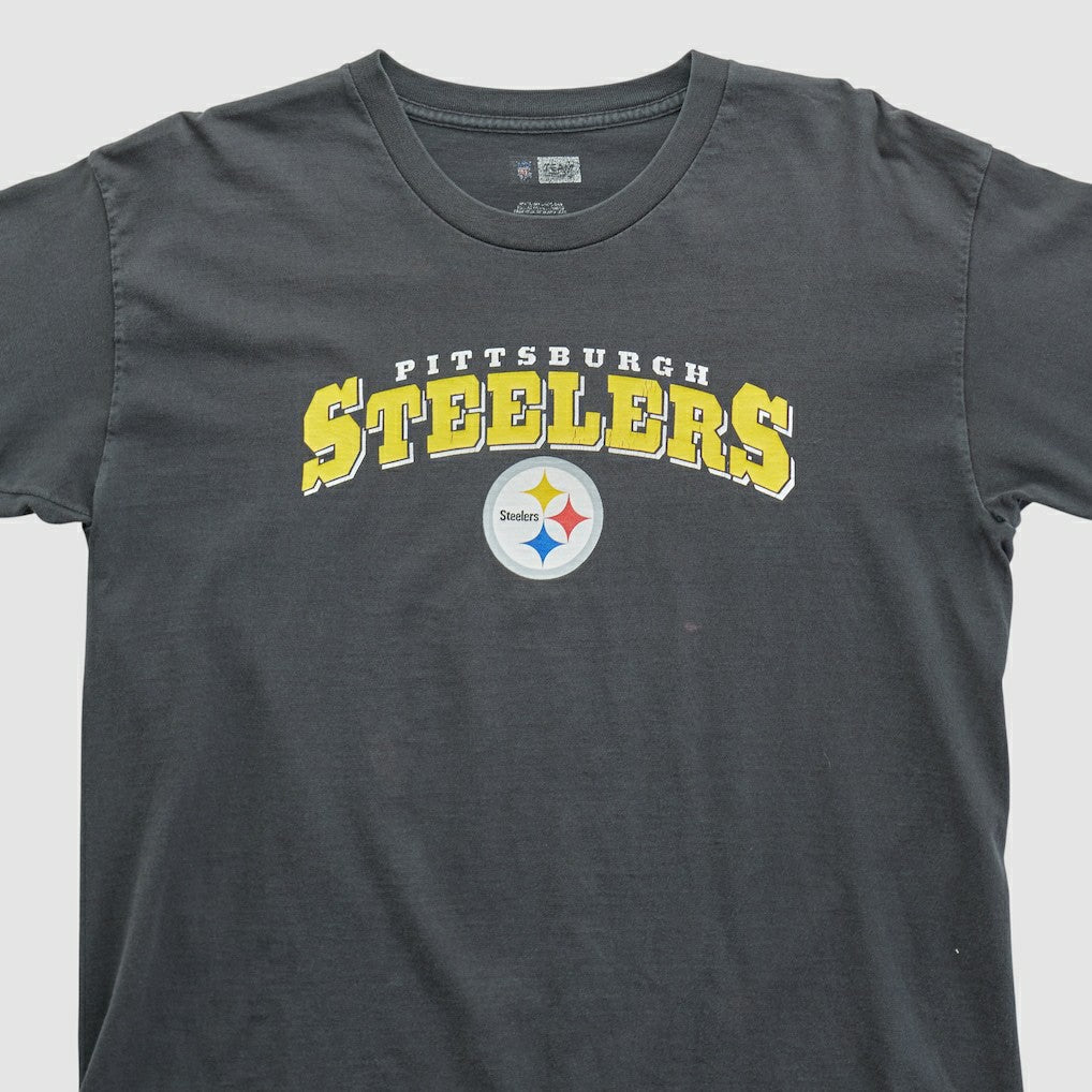 Pittsburgh Steelers NFL 2010s Long Sleeve T-shirt - Black T-shirts