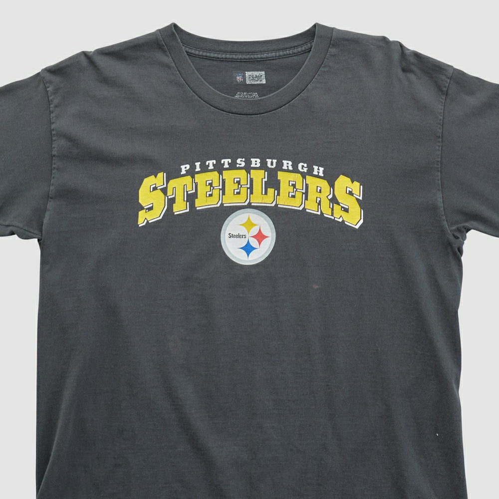 Pittsburgh Steelers NFL 2010s Long Sleeve T-shirt - Black T-shirts