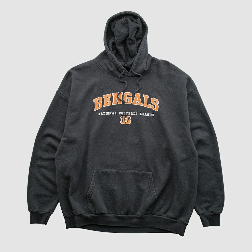 Cincinnati Bengals NFL 2000s Hooded Pullover Sweatshirt - Black Pullover