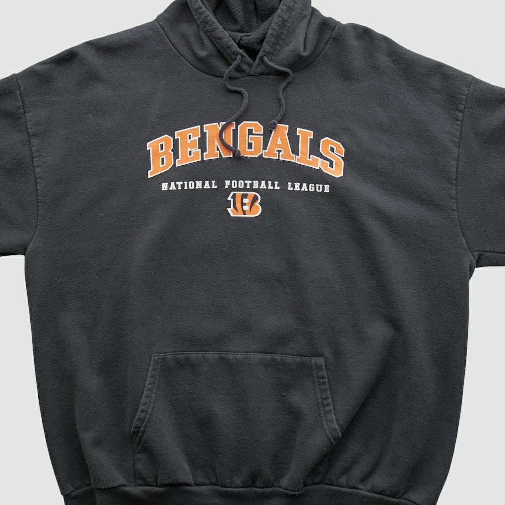Cincinnati Bengals NFL 2000s Hooded Pullover Sweatshirt - Black Pullover