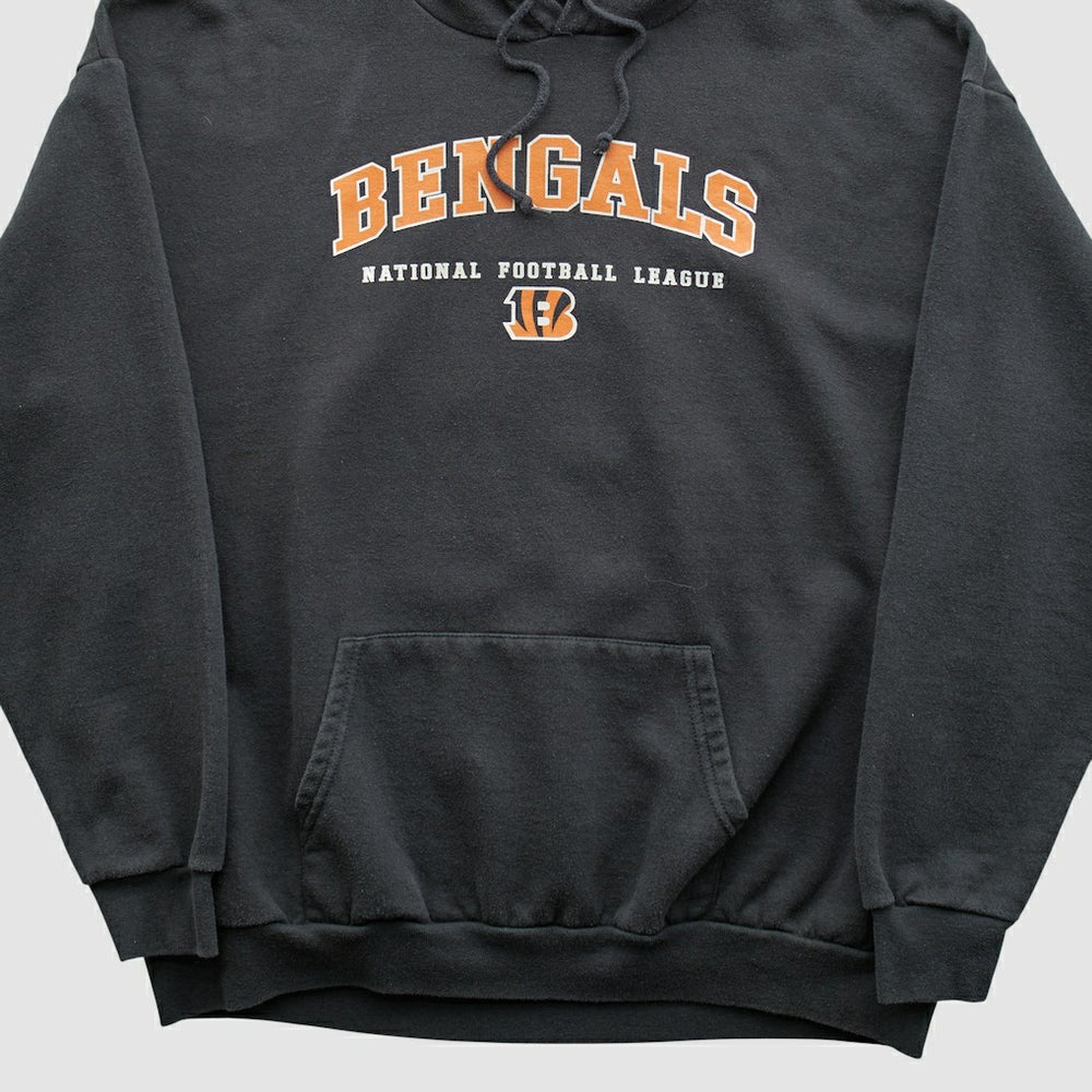 Cincinnati Bengals NFL 2000s Hooded Pullover Sweatshirt - Black Pullover