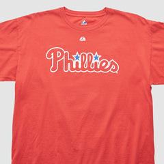 Philadelphia Phillies Majestic 2000s T-shirt - Red - XVintage T-shirts
