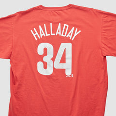 Philadelphia Phillies Majestic 2000s T-shirt - Red - XVintage T-shirts