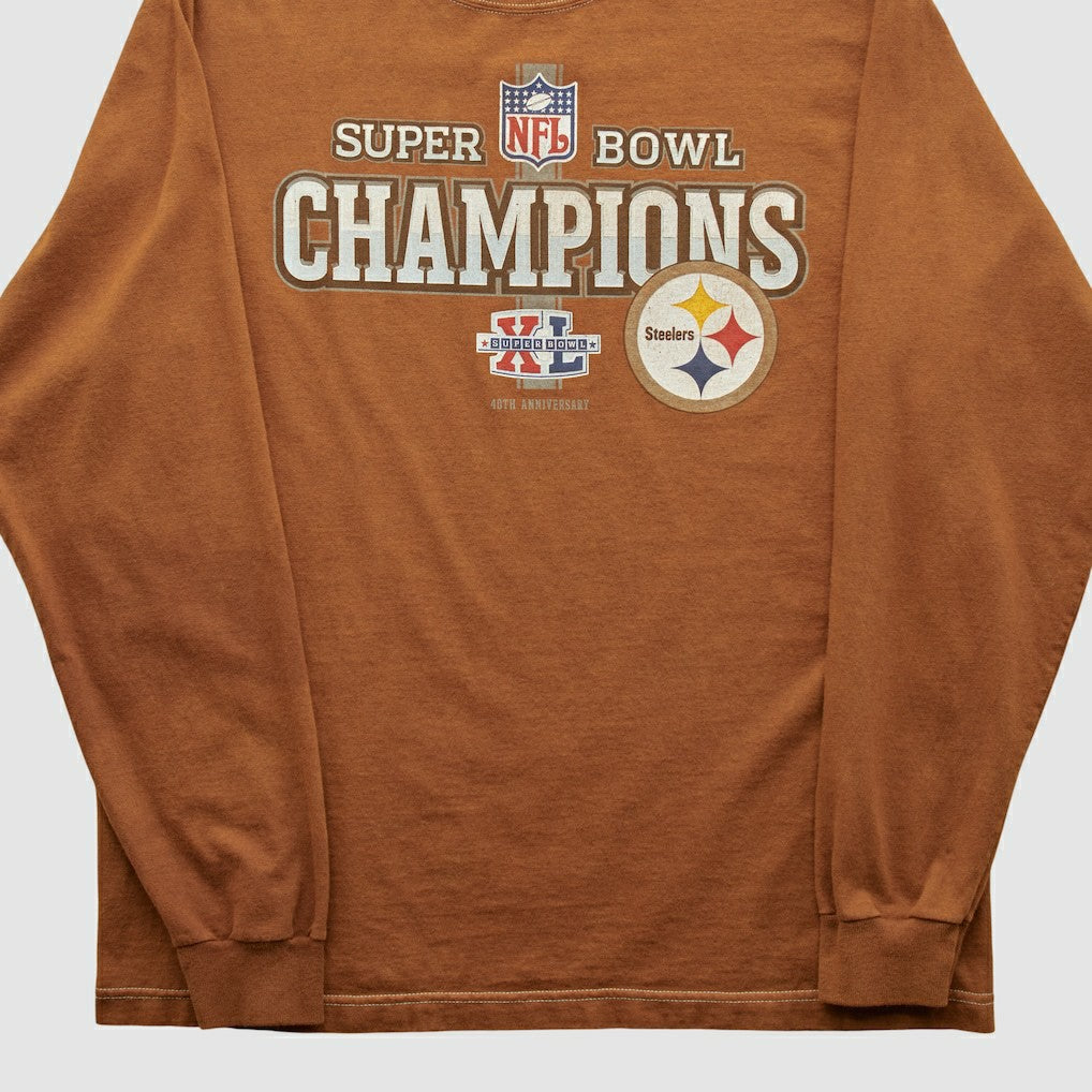 Super Bowl Champions Reebok 2006 Long Sleeve T-shirt - Clay T-shirts