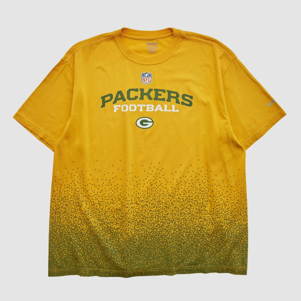 Green Bay Packers Reebok 2000s T-shirt - Yellow T-shirts