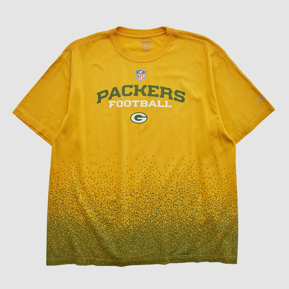Green Bay Packers Reebok 2000s T-shirt - Yellow T-shirts