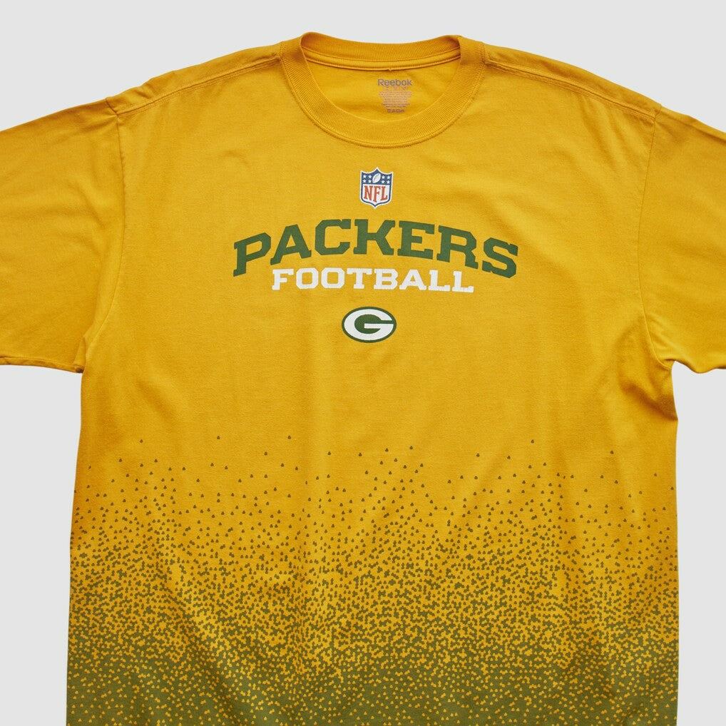 Green Bay Packers Reebok 2000s T-shirt - Yellow T-shirts