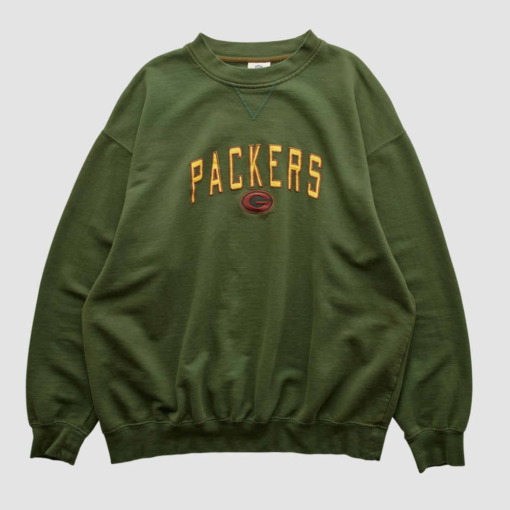 Green Bay Packers NFL 2000s Pullover Sweatshirt - Green Pullover