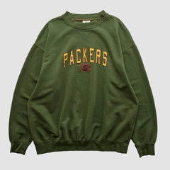 Green Bay Packers NFL 2000s Pullover Sweatshirt - Green Pullover